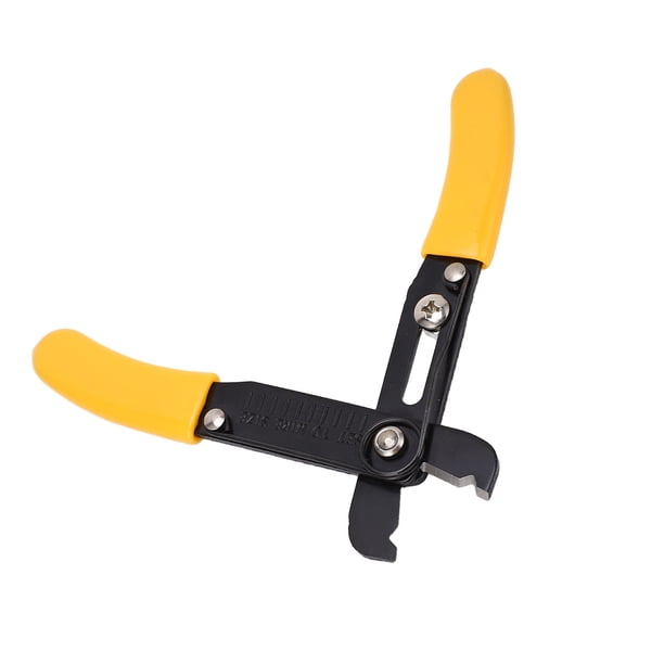 Pelacables, Rango De Pelado Ajustable Acero Al Manganeso Engrosado Pelacables Ligero Profesional Amarillo Negro Para Electrónica