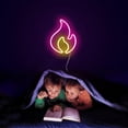 thumbnail image 3 of Zhangyh LED Neon Sign,Flame Neon Sign Night Light Wall LED Neon Lamp USB Battery Powered Led Neon Light Sign for Home Bedroom Bar Party Decoration, 3 of 6