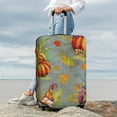 thumbnail image 7 of Susaid Gnomes With Pumpkins Print Elastic Washable Suitcase Cover with Hidden Zipper, Fits 18-32 Inch Luggage for Protection During Travel-Medium, 7 of 7