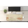 thumbnail image 2 of Vintage Computer Mouse Pad, Double Exposure Background Roses and Lettering Love Words Once upon a Time Theme, Rectangle Non-Slip Rubber Mousepad Large, 31" x 12" Gaming Size, Cream Pink, by Ambesonne, 2 of 2