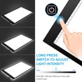 thumbnail image 2 of mesa de luz led de dibujo A4 Mesa de luz LED 5 mm Super Light Tablero portátil Enchufe de dibujo profesional en uso, 2 of 8