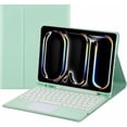 thumbnail image 1 of Funda con Teclado Táctil para IPad Pro de 13 Pulgadas 2024 M4 (7ª Generación) (Verde), 1 of 7