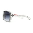 thumbnail image 4 of Mens Oversize European Design Racer Plastic Fashion Sunglasses Slate Navy, 4 of 4
