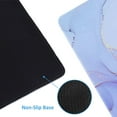 thumbnail image 4 of Extended Gaming Mouse Pad - 35.4x15.7 Inch, Large Non-Slip Rubber Base, Waterproof Keyboard Mouse Mat, Purple Marble, Stitched Edges, Ideal for Work, Game, Office, Home, 4 of 6