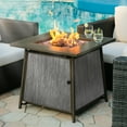 thumbnail image 4 of BALI OUTDOORS 28" Gas Fire Pit Table with Metal Lid and Lava Rocks, 50,000 BTU / Gray, 4 of 7