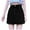 Black, variant on SRZYMJ Women's Denim Mini Skort High Waisted Stretch Casual Jean Skirt Shorts
