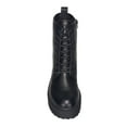 thumbnail image 4 of C & C California Womens Lucie Faux Leather Lug Sole Combat & Lace-up Boots, 4 of 6