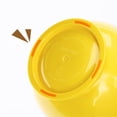 thumbnail image 3 of Kid Bowl Edison Friends Owl Non-Slip Stainless Steel Soup and Rice Bowl Yellow 8oz, 3 of 9
