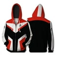 thumbnail image 1 of Iron Man Tony Stark Uniform Hoodie Hooded Jacket Cosplay Party Costume, 1 of 2