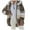 Khaki, variant on Musuos Autumn Winter Outwear Women Fleece Hooded Coats Warm Female Patchwork Zip-up Plush Jackets