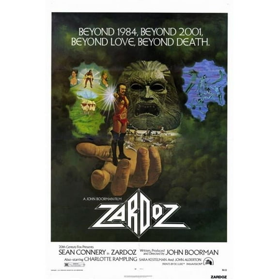 Pop Culture Graphics MOVAF3401 Zardoz Movie Poster Print, 27 x 40