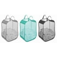 thumbnail image 1 of Whitmor 6031147 Sac à Linge Pliable en Tissu à Mailles Assorties, 1 of 1
