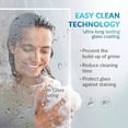 thumbnail image 3 of 56 to 60 in. W x 76 in. H Double Sliding Frameless Soft-Close Shower Door with Premium 3/8 Inch (10mm) Thick Tampered Glass and Easy-cleaning Coating in Matte Black 23D02-60MB, 3 of 12