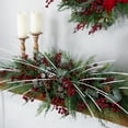 thumbnail image 4 of Northlight Real Touch™ Berries and Birch Twigs Artificial Pine Christmas Swag - 62" - Unlit, 4 of 9