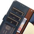thumbnail image 5 of For Khazneh Sony Xperia 1 Iiii/Xperia 1 Iv Rfid Anti-Theft Brush Pebbled Leather Case Blue, 5 of 5