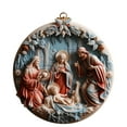 thumbnail image 4 of Xuniizn Nativity Ornaments, Acrylic Christmas Nativity Scene Ornaments - Christmas Tree Decorations for Home, Office, Xmas Tree, Hanging Ornament, Religious Gifts, Party Decor, Christmas Decorations, 4 of 6