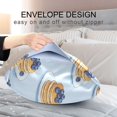 thumbnail image 4 of Yayeee Pillowcase Standard Size Set of 2 Satin Wrinkle Resistant Envelope Pillow Case, Blueberry Pancake Pattern, 4 of 8