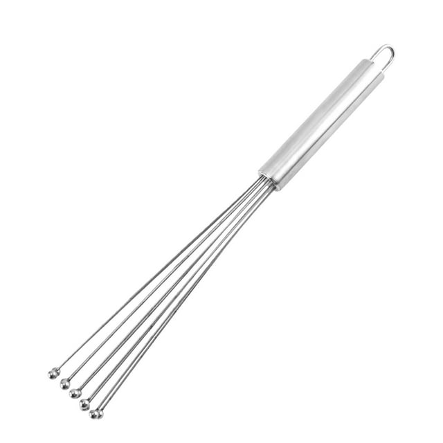 Agiferg Fouet à Œufs Batteur à Billes Mixeur à Main Cuisson Acier Inoxydable 10/12 Pouces