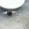 thumbnail image 2 of EOEMY Natural Crystal Pendulum Healing Dowsing Healing Reiki Pendant Necklace Gemstone-Black Obsidian Stone-10Pcs, 2 of 5
