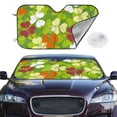 thumbnail image 2 of Balery St. Patrick's Day3 Print Car Windshield Sun Shade,Windshield Sunshade for Car Pickup Truck SUV Accessories-Medium, 2 of 7