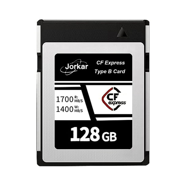 Tarjeta de memoria CFexpress tipo B Jorkar 128GB para cámaras 8K