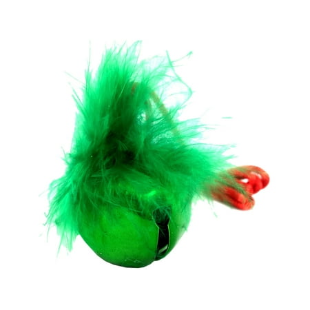 - Green Flashing Light-up Blinking Christmas Jingle Bell LED Costume Necklace