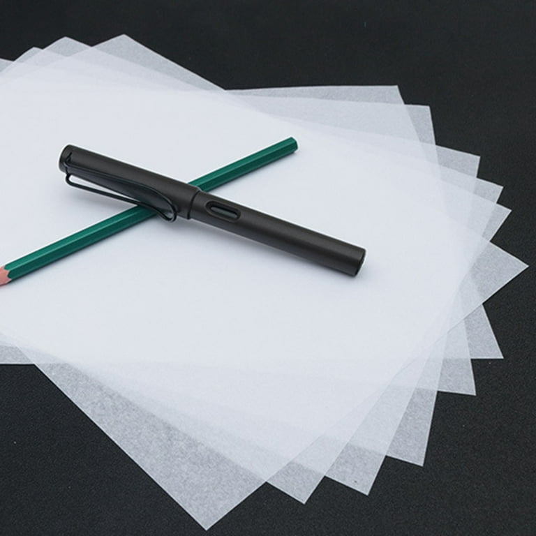 Garosa 100Pcs A4 Translucent Tracing Transfer Sulfuric Acid Papers for  Copying Drawing Calligraphy , Translucent Tracing Paper, Tracing Paper