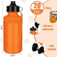thumbnail image 2 of 36 Pcs Sports Water Bottles Bulk 20 oz Squeeze Reusable Plastic Water Bottle with Nylon Strap Blank DIY Water Bottles for Kids Adults School Thanks Gift Outdoor Sport Fitness, 2 of 6