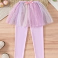 thumbnail image 6 of RUTAYY Toddler Children Leggings Girls Prints Trousers Two Culottes Spring Autumn Shaggy Yarn Skirt Pants Lovely Pants, 6 of 7