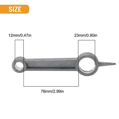 

CPAN 1Pc Air Compressor Connecting Rod Silver Tone Aluminum Alloy For Air compressor