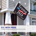 thumbnail image 3 of Donald 2024 De 90X150Cm, Bandera De Brisa, Bandera Duradera Para Exteriores Eigraketly HA043049-01, 3 of 4