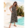 thumbnail image 3 of Vestido largo hawaiano de vacaciones en la playa de Dress MOLERANI para mujer, 3 of 6