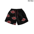 thumbnail image 1 of Naruto Akatsuki men's shorts summer casual swimsuit briefs anime breathable beach shorts sports pants running fitness pants gift, 1 of 3