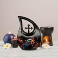 thumbnail image 7 of MUKTIVE Puffin Bird Large Memorial urns for Ashes Adult Man - Funeral urn for Ashes Adult Female - Cremation Remains 10 inch, 7 of 7