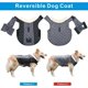 thumbnail image 5 of (l, gris oscuro) Abrigo de invierno para perros, chaqueta abrigada para perros, cortavientos impermeable, suéter para animales, traje de nieve para perros pequeños, perros grandes y perros medianos, 5 of 5