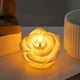 thumbnail image 4 of cpengpj White Plastic Rose Electronic Flameless LED Candle with Realistic Simulation Flame, Battery Operated Safe Decor for Valentine's Day Home Party Wedding Atmosphere, 4 of 6
