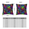 thumbnail image 2 of Yiaed Bright Universe Print Pillow Covers Super Soft Decorative Square Throw Pillow Covers Case Cushion Covers for Sofa Couch Bedroom Car Decor（No pillow core）-12"x12", 2 of 7