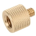 thumbnail image 2 of Adaptador de tornillo de latón de 1/4 de pulgada macho a 3/8 de pulgada hembra Adaptador de tornillo reductor de rosca de trípode, 2 of 14