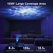Govee Star Light Projector with 3 Aurora Flowing Effects, Works with Matter, Alexa and Google Assistant, 52 Scene Modes, 18 White Noise Options, LED Night Light Projector for Bedroom, Without Plug