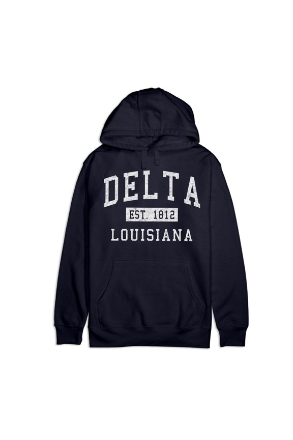 Delta Louisiana Classic Established Premium Cotton Hoodie