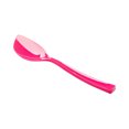 thumbnail image 1 of 4.5 Inch Plastic Spoons, 100 Petal Mini Spoons - Sturdy Handle, Break-Resistant, Magenta Plastic Disposable Spoons, For Appetizers Or Desserts - Restaurantware, 1 of 1