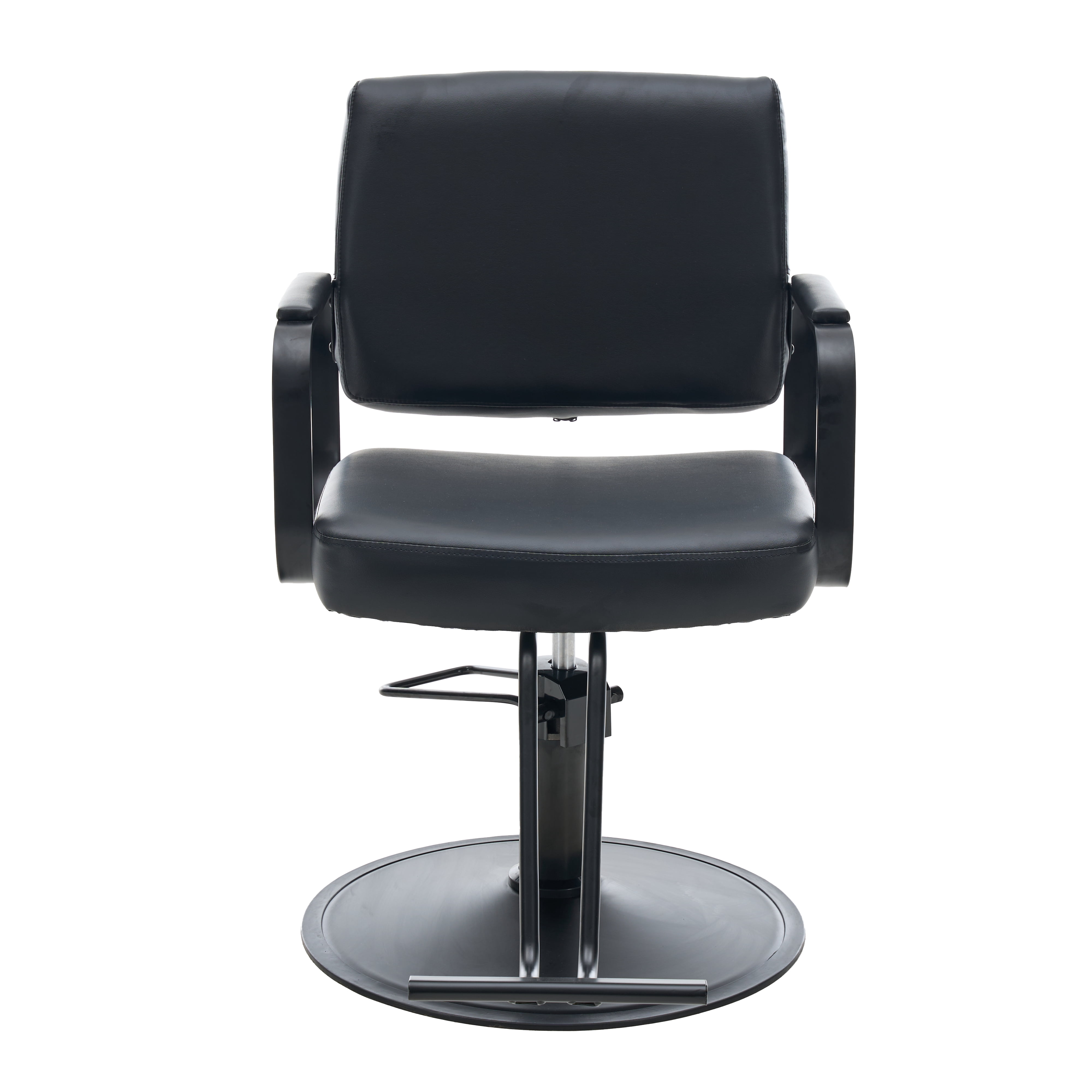 360° Rotatable Adjustable Beauty Spa Hair Styling Salon Chai w/Footrest &PU Cushion for Hair Salons & Barber Shops