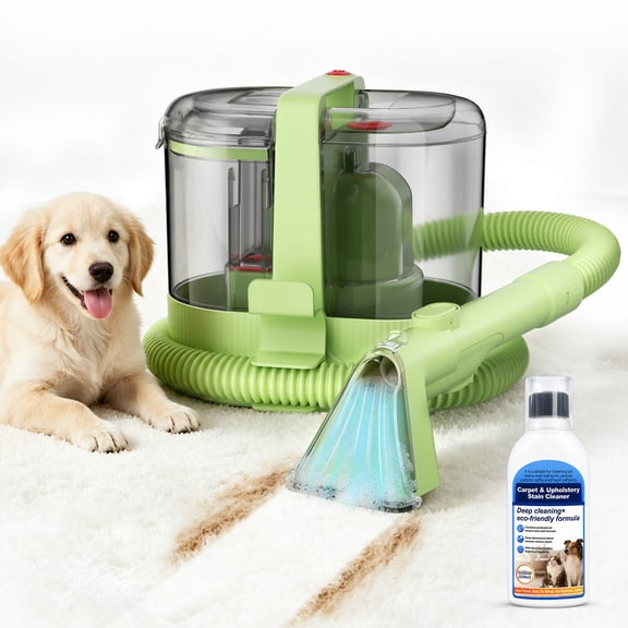 INSE Portable Carpet and Upholstery Vacuum , Includes 8.5oz Stain Lifter, C2