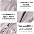 thumbnail image 5 of Hooded Rain Jacket Women, Lightweight Hiking Shell, Windproof Mountain Coat Pink L , Jacket, 5 of 5