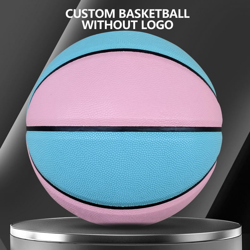 No-Logo Basketball Official Size 6/7 Indoor&Outdoor Non-slip Composite Soft Leather Wear Resistant Training Ball For Men Women