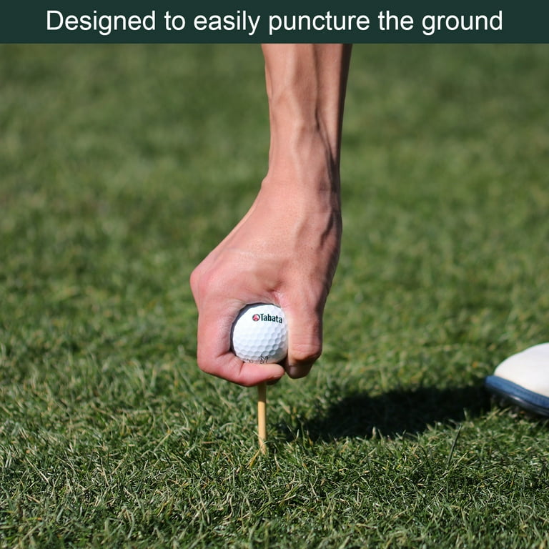 Tabata GOLF GV0434 Wood Tee Long 2-3/4 Inch, 70mm, Pack