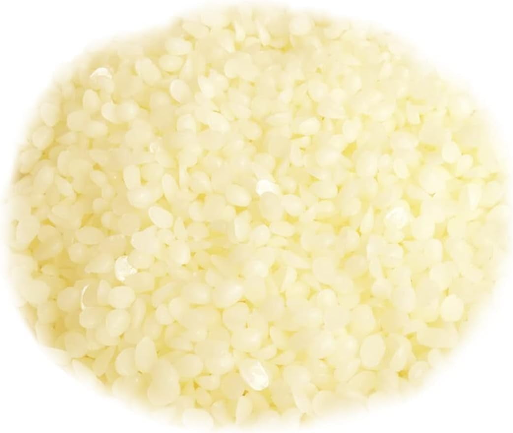 DOTUHAO 2LB White Beeswax Pellets, Candle Wax, Beeswax for Skin, Candle Making Wax, Bees Wax for Homemade Handmade DIY Projects Candles Making (2LB)