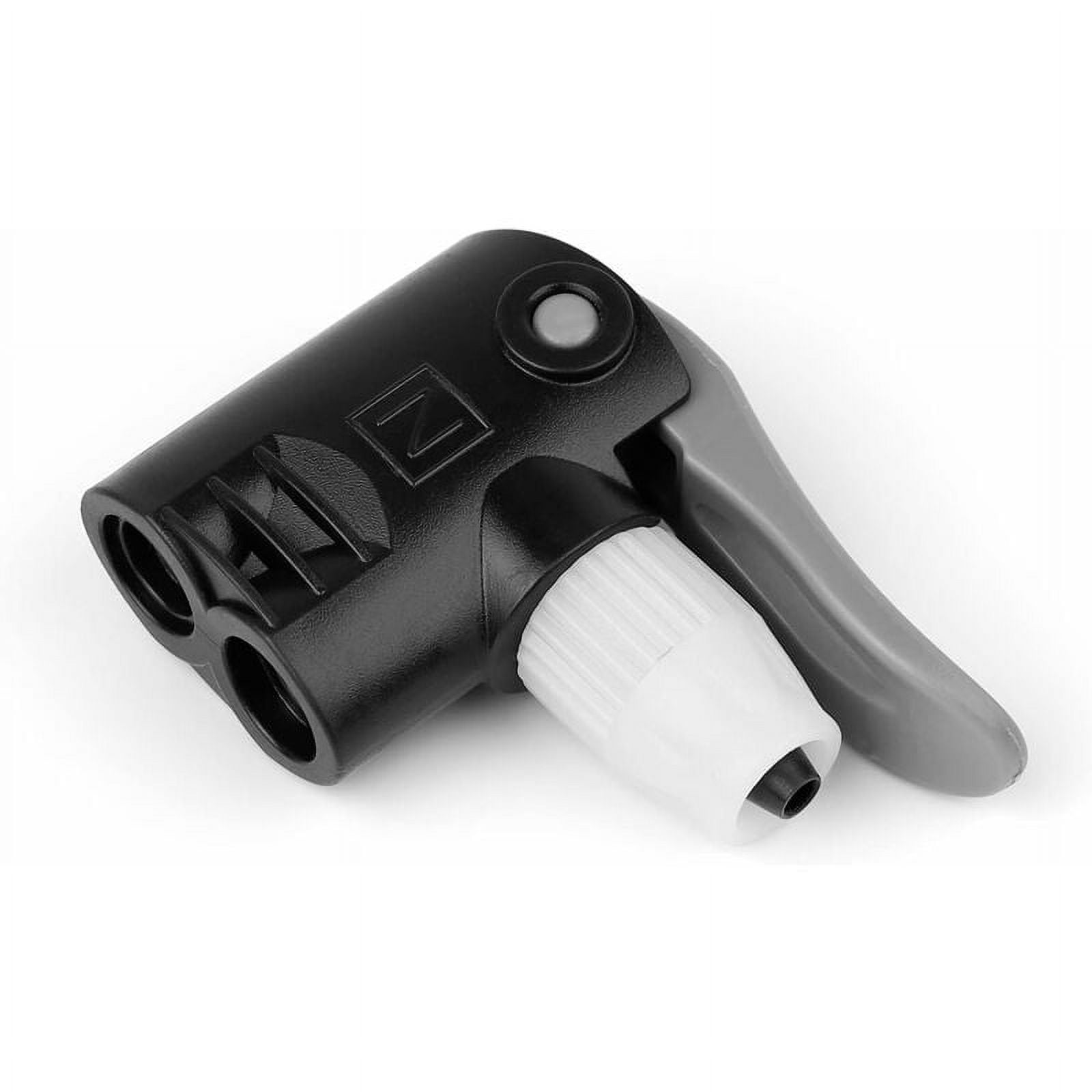 Bicycle Pump Adapter Backup Pump Head Dual Adapter Port Pump Valve Connector for Bicycle Motorcycle Pump Black Walmart