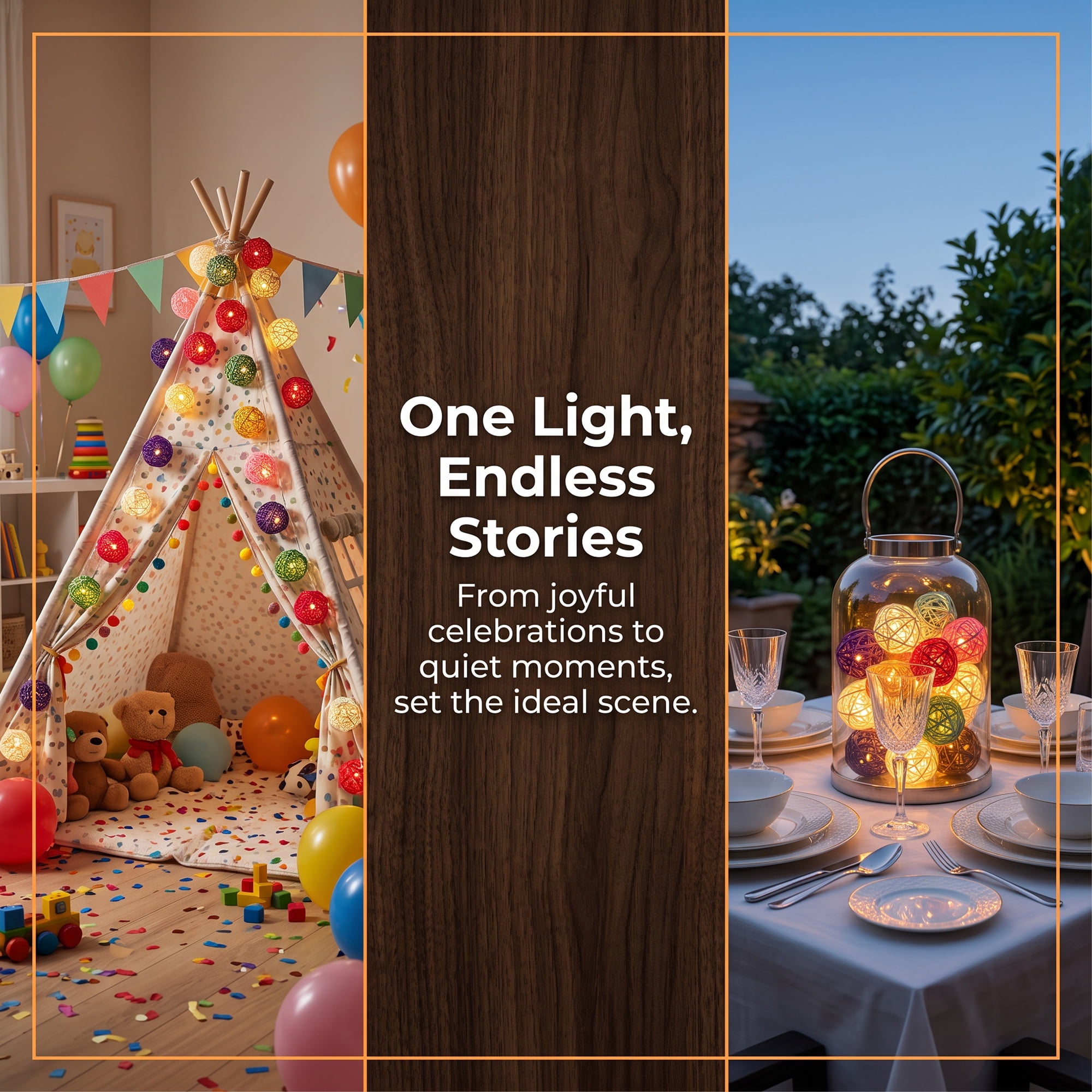 Unique Bargains Lights for Home Use with Flexible Design 13.1 ft Colorful Battery Operated