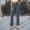 Blue, variant on DuoJiaJ Solid Color Trousers With Pockets For Women's Business Casual Elastic Work Pants Women's Lounge Pants Blue L